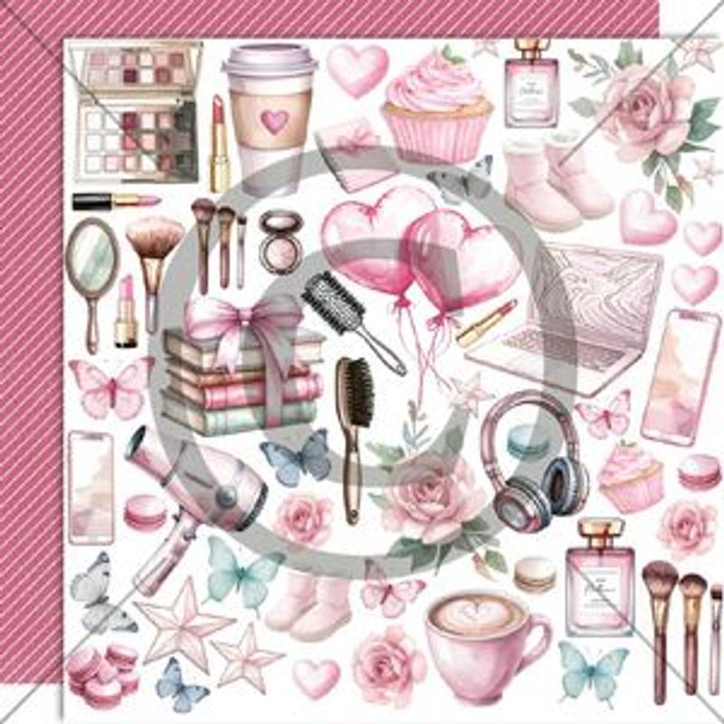 Papirdesign - Fremtidsdrøm-Klippeark-Sminke og Dill- Pd1615