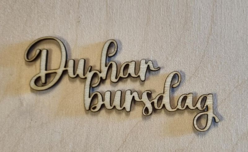 Du har bursdag- Scrappehusets egen Trepynt - T178