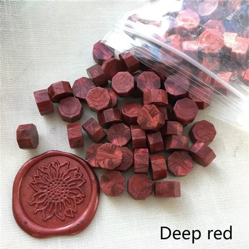 Voks til smelting farge dyp rød