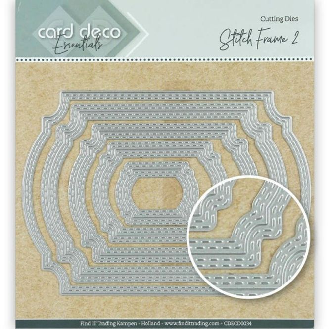 Hovedbilde Card Deco Essentials Dies Stitch Frame 2 -nr 34