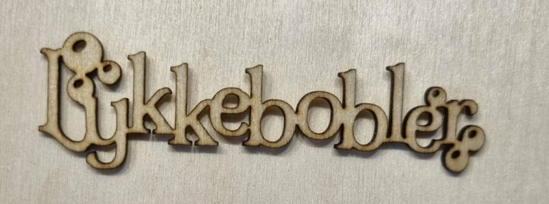 Lykkebobler - Scrappehusets egen trepynt - T188