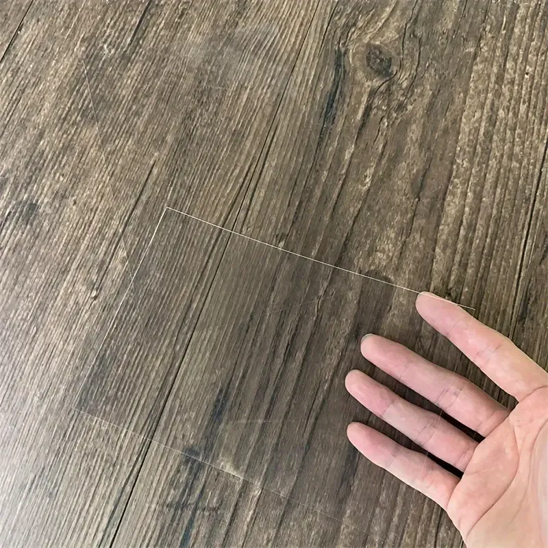 Gjenomsiktige pvc plater til Scrapbooking 11x16 cm