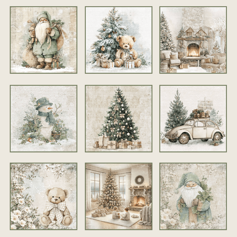 Reprint-Paperpack Reprint - Cozy Christmas Collection - 6x6