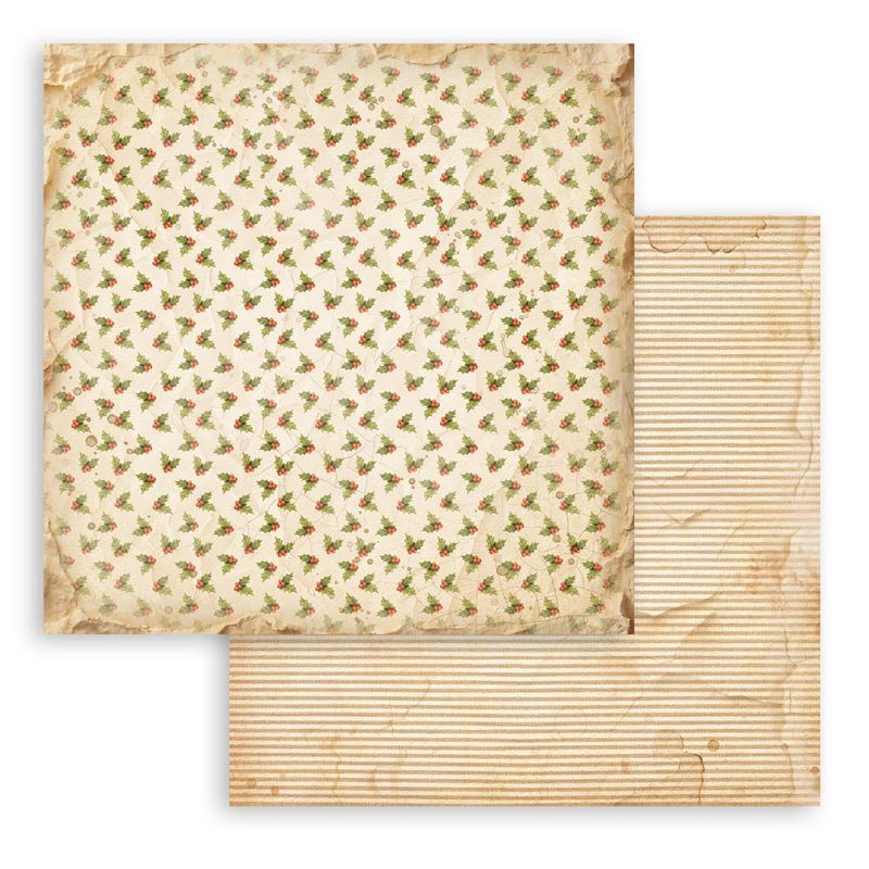 Stamperia - Silent Night - Background Selection - Paper Pad-10 doble ark - 12 x 12