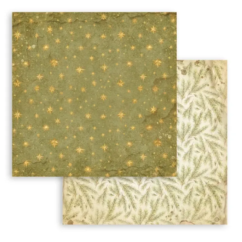 Stamperia - Silent Night - Background Selection - Paper Pad-10 doble ark - 12 x 12
