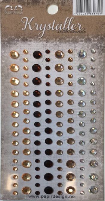 Hovedbilde Papirdesign - Krystaller - Gull