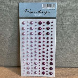 Hovedbilde Papirdesign-Perler lilla-pd1385