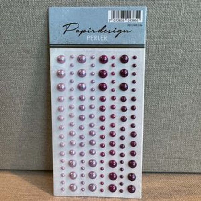 Hovedbilde Papirdesign-Perler lilla-pd1385
