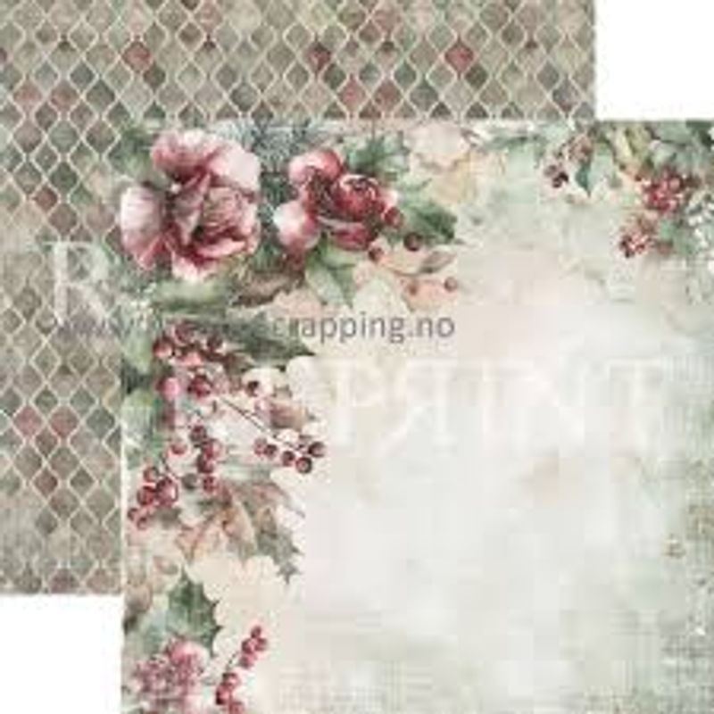  Xmas-Christmas Rose fra Reprint