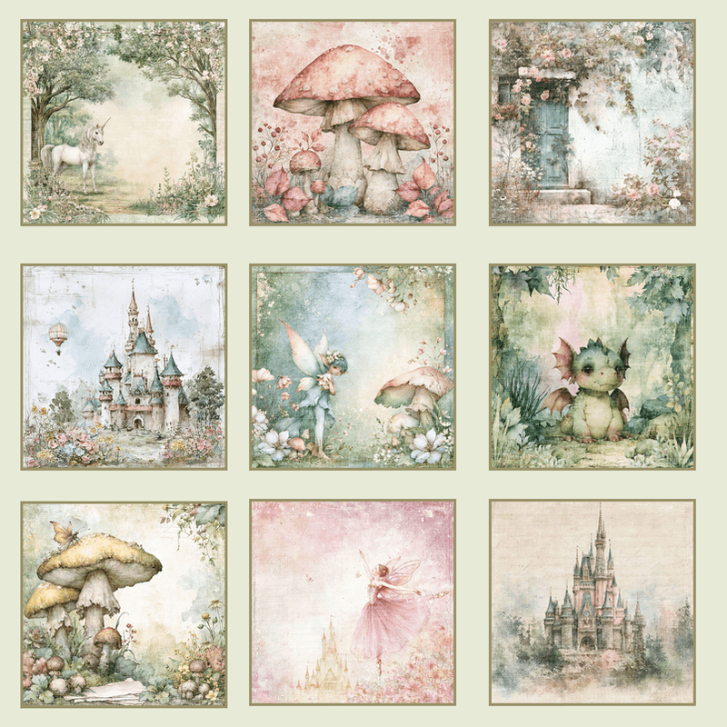 Reprint-Paperpack  - Hidden Magic Collection -blokk- 6x6