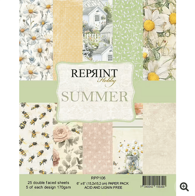 Hovedbilde Reprint -Summer- blokk-6x6 inch