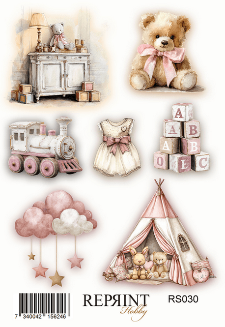 Hovedbilde Stickers - Happiness girl-Fra Reprint- RS030