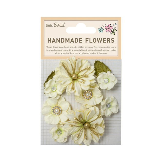 Hovedbilde Little Birdie Liora Ivory Pearl 10 stk -cr103256