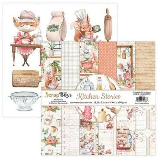 Hovedbilde Kitchen stories 09 6x6 inch fra Scrapboys
