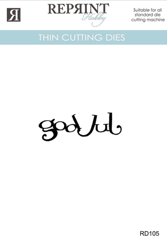 Reprint -Dies - Cozy Christmas God Jul