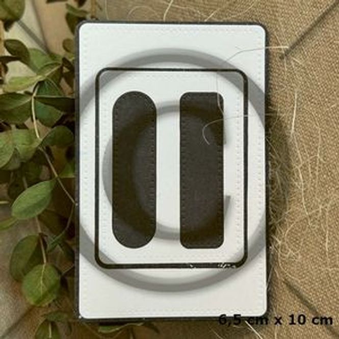 Hovedbilde  Rektangel klippeark  fra Papirdesign- PD1490