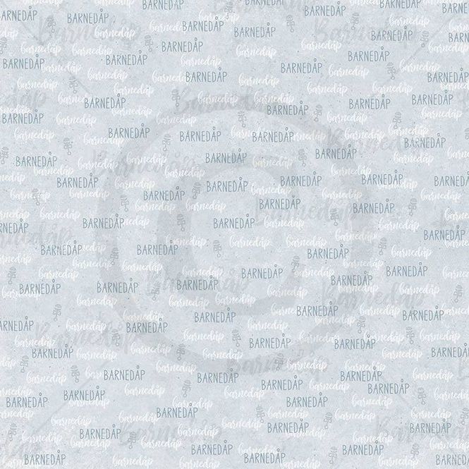 Hovedbilde Papirdesign - Baby - Dåpsark Gutt