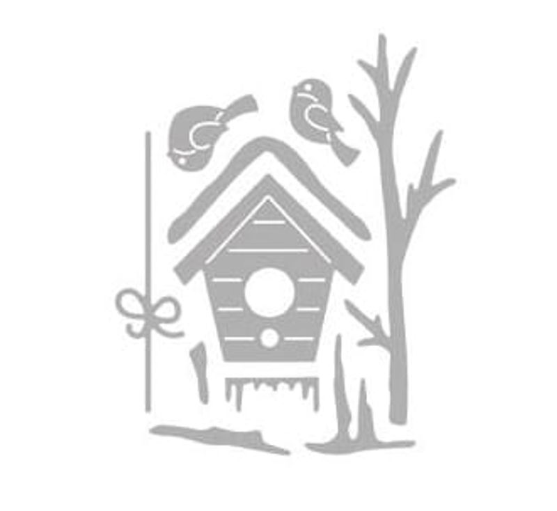 Winter birdhouse - Dies 
