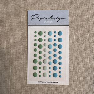 Hovedbilde Papirdesign-Dotter-dotter- Dotter gr&oslash;nn, matt-PD ...