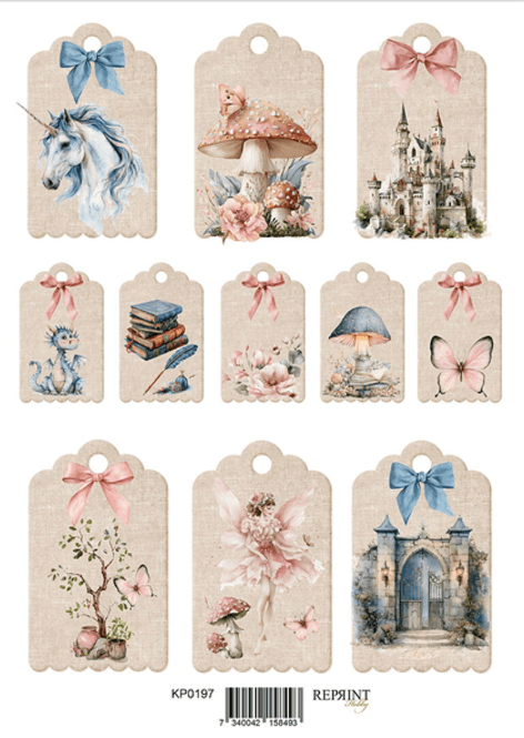 Hovedbilde Reprint-Hidden Magic--Papper Klippark -  Tags 2 - ...