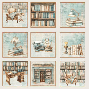 Hovedbilde Reprint -Bookshop- Tags-12x12 (30,5 x 30,5 cm)- ...