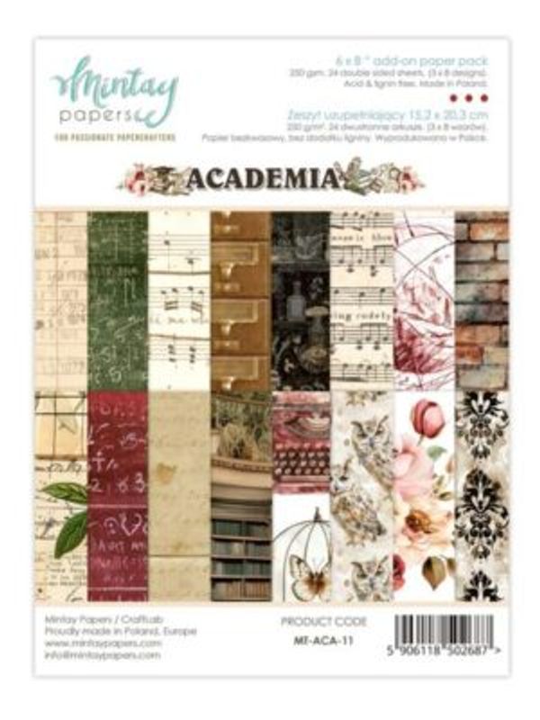 Academia Blokk 6x8 fra Mintay