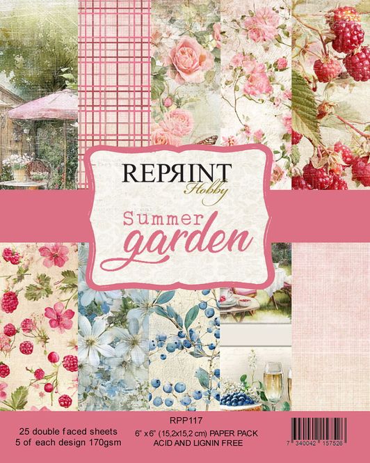 Hovedbilde Reprint - Summer Garden Collection - 6x6 inch 