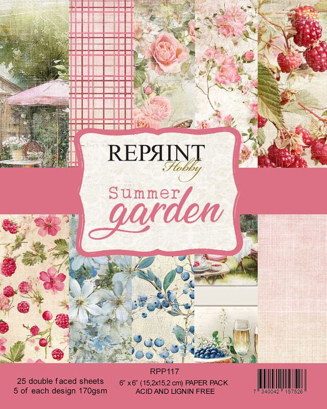 Reprint - Summer Garden Collection - 6x6 inch 