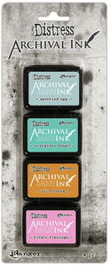 Hovedbilde Distress Archival Mini Ink Kit 4 Art.nrAITK75110