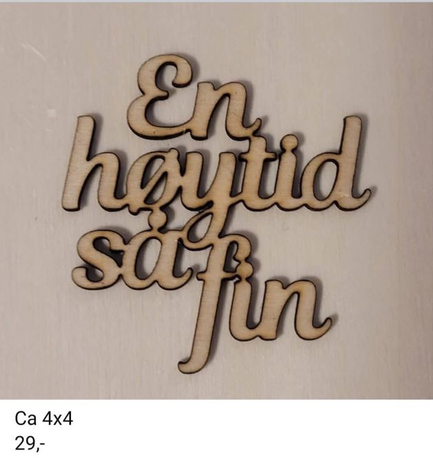 Hovedbilde En høytid så fin - Scrappehusets egen trepynt - ...