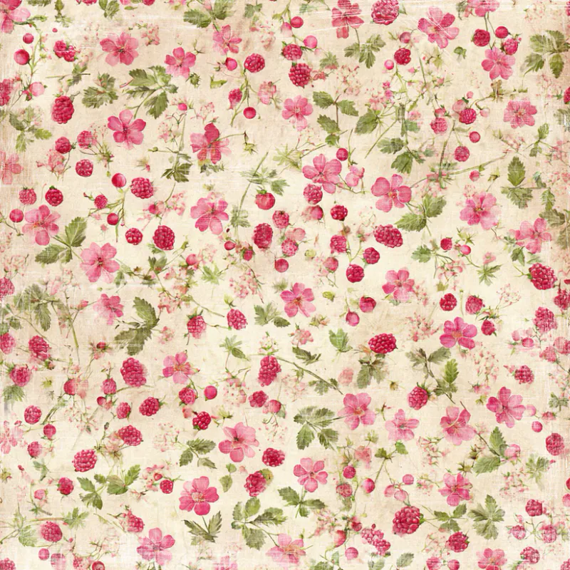  Reprint - Summer Garden Collection -blokk- 8x8inch