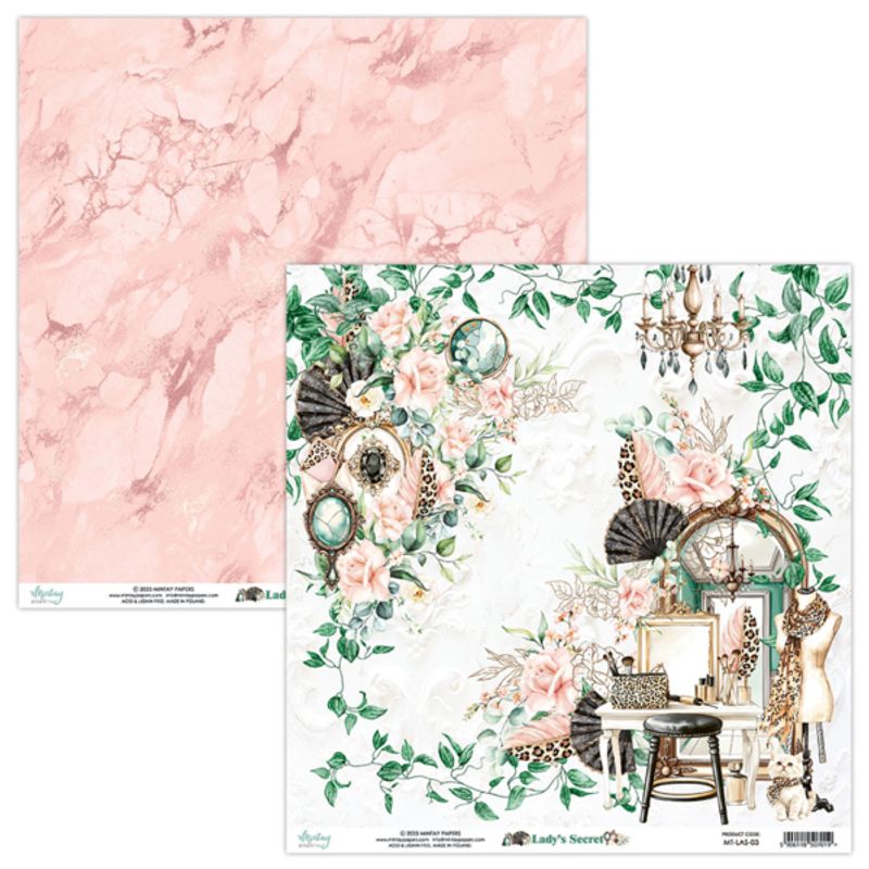 Mintay Papers - Lady's Secret - Paper Pad - 8 x 8