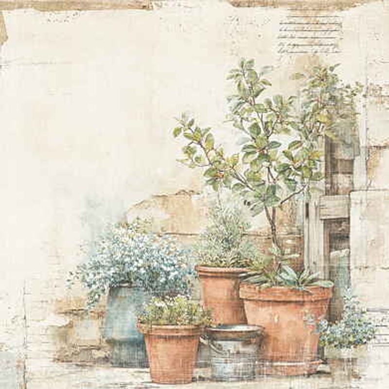 Reprint-The Pottery - Blokk-12x12 inch-fra Reprint 