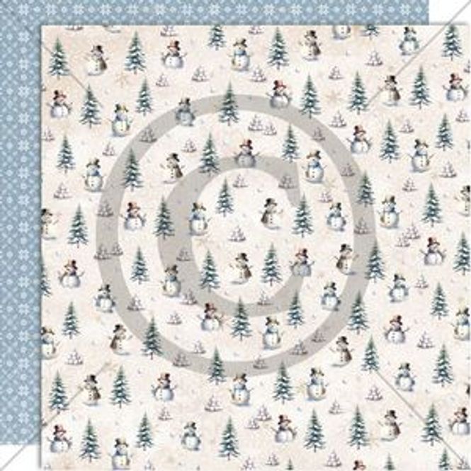 Hovedbilde Papirdesign - Vinterglede - Snømenn - Pd1571