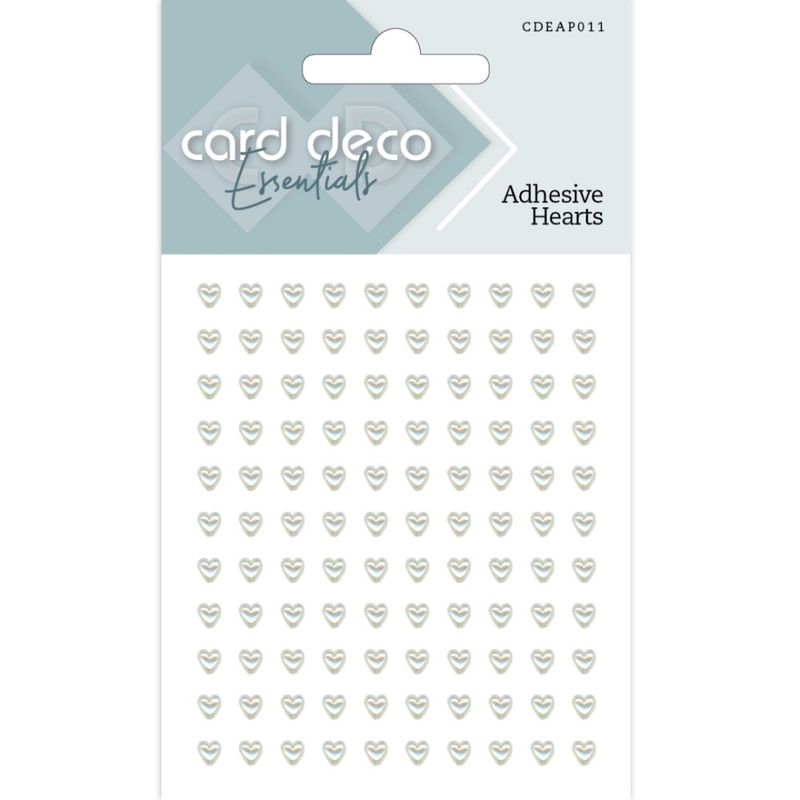 Card Deco Essentials Selvklebende hjerter  perler - nr 11