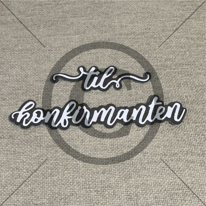 Hovedbilde Til konfirmanten 3 fra Papirdesign - pd 1375