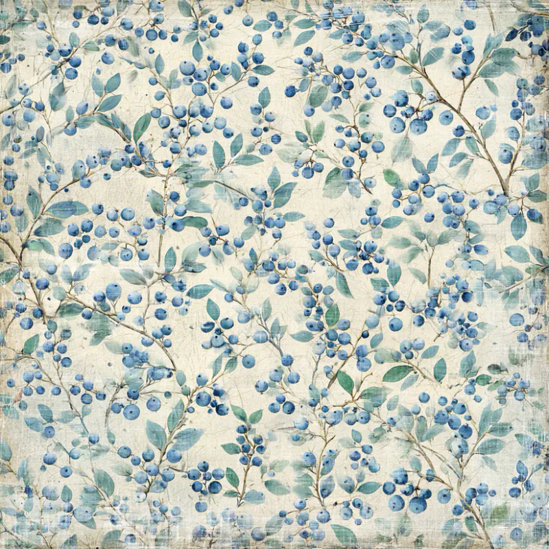  Reprint - Summer Garden Collection -blokk- 8x8inch
