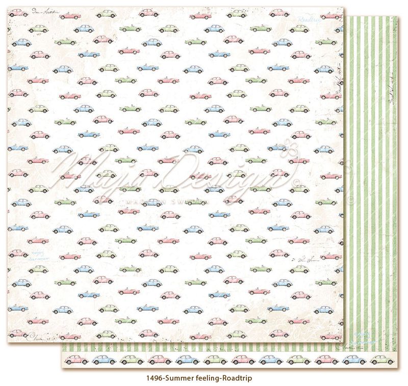 Maja Design- Summer Feeling – 6×6 Blokk-- Møsnterark