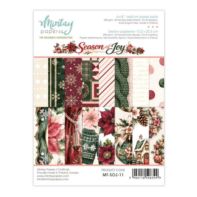 Hovedbilde Mintay Season of Joy -Bokk-6×8 inch
