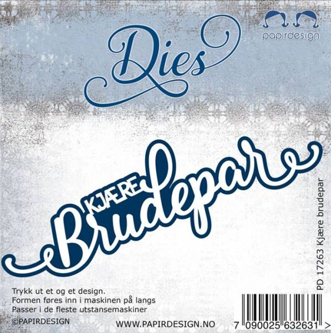 Hovedbilde Kjære Brudepar Fra Papirdesign - PD 17263