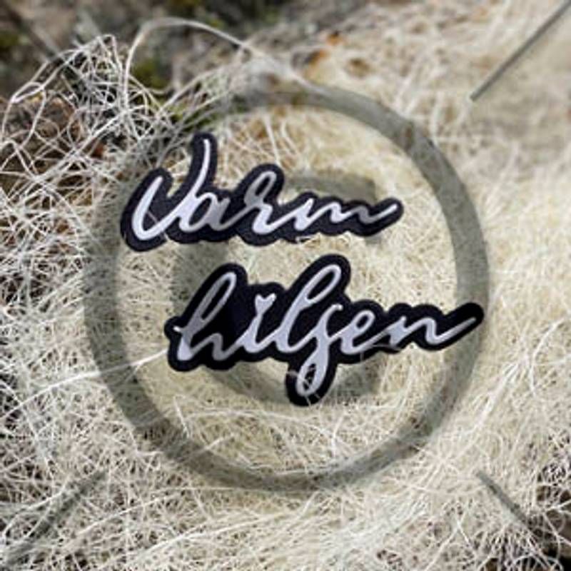 Papirdesign-Dies-Varm hilsen-PD2100697