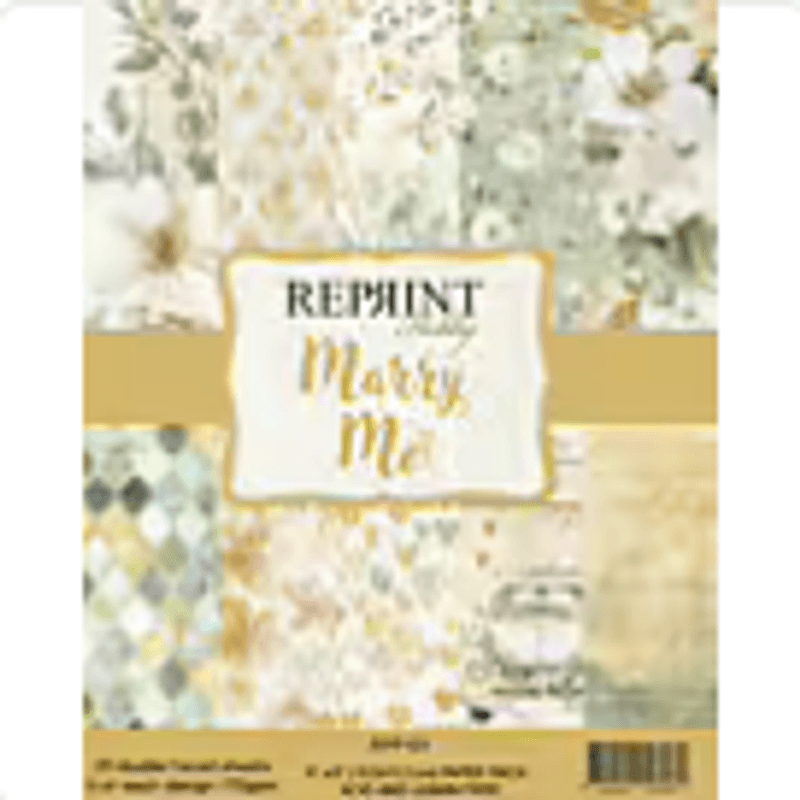 Marry me- Reprint- blokk- 6x6 inch