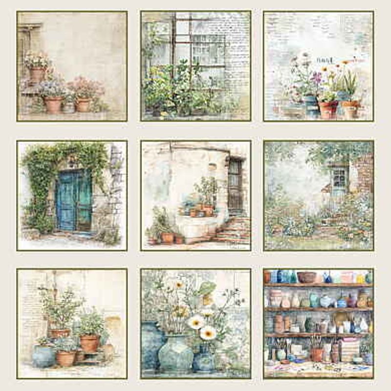 Reprint - The Pottery  - 6x6- blokk