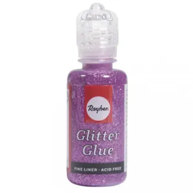 Hovedbilde Rayher- Glitterlim Metallik - Hot-Pink, 20ml ...