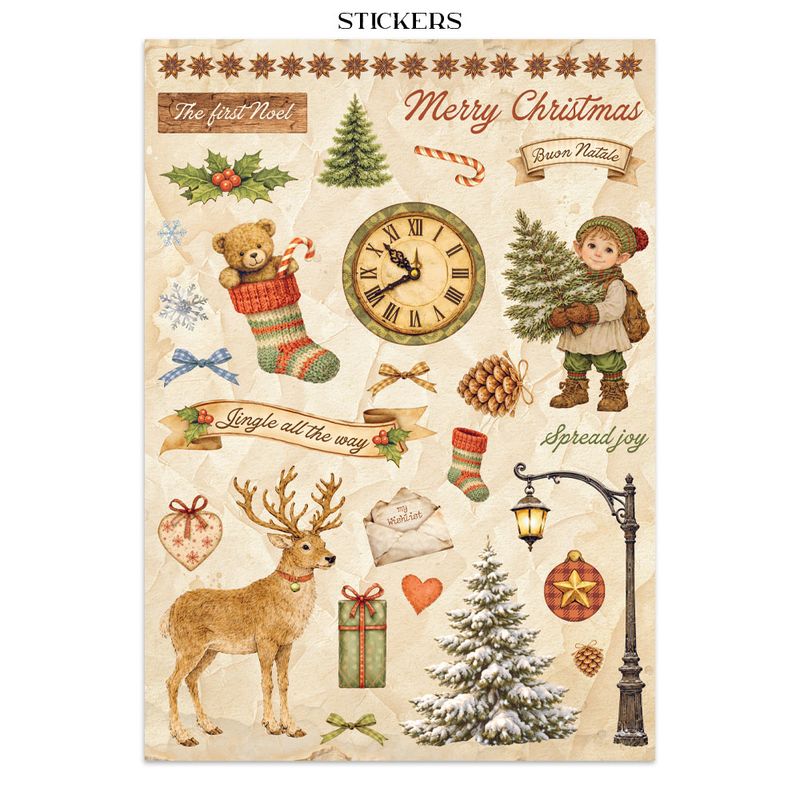 Stamperia - Junk Journal - Silent Night - A4-bok
