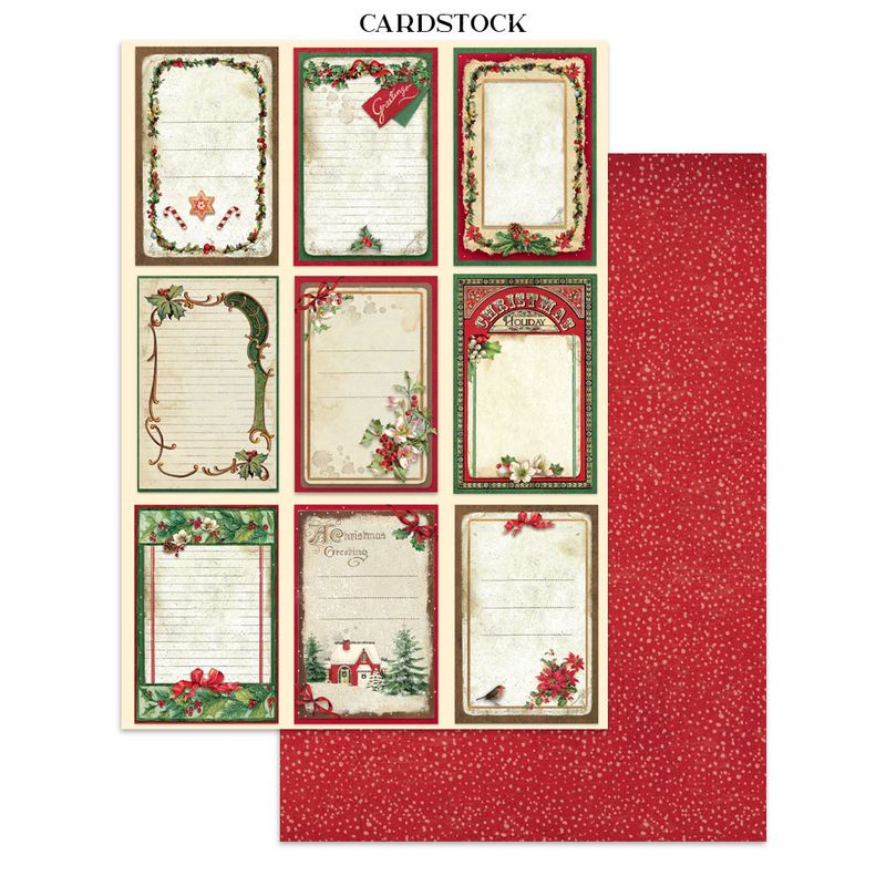 Stamperia Classic Christmas – Art Junk journal A4-bok