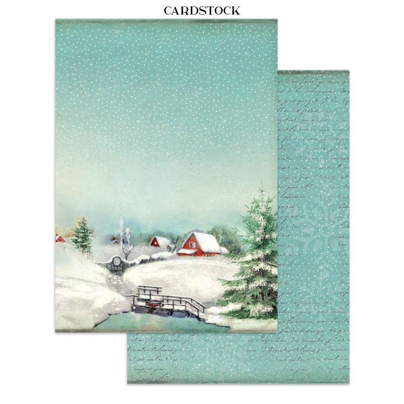 Stamperia Classic Christmas – Art Junk journal A4-bok