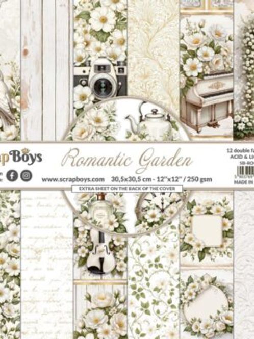 Hovedbilde Romantic Garden blokk 12x12 inch