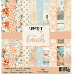 Hovedbilde Reprint -Beach- Blokk 12x12 inch-12x12 (30,5 x ...