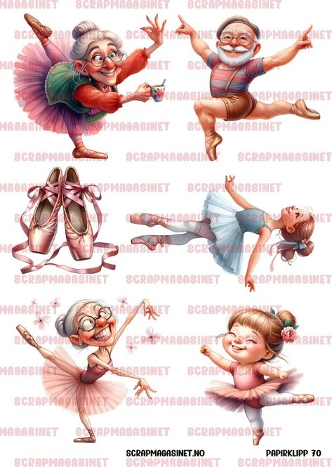 Hovedbilde Scrapmagasiet- Papirklipp 70-Balett